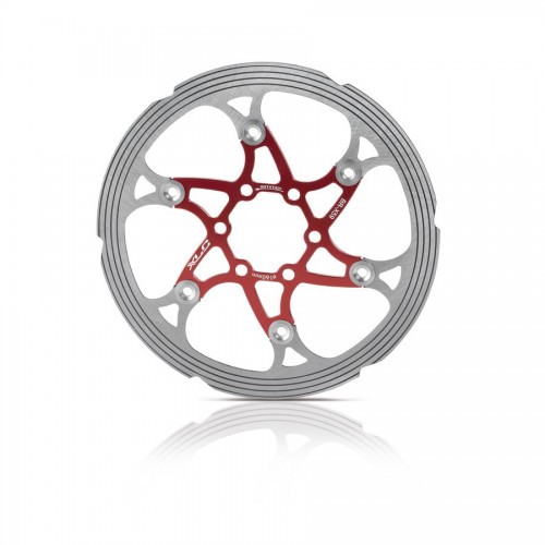 2500322500 XLC Disco freno BR-X59 diametro 160mm rosso/argento canello CNC di frizione