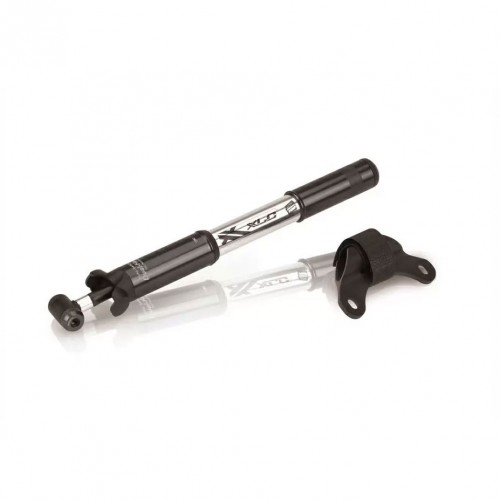 2501910610 XLC Minipompa road pu-r03 7 bar doppia testa e supporto universale nero