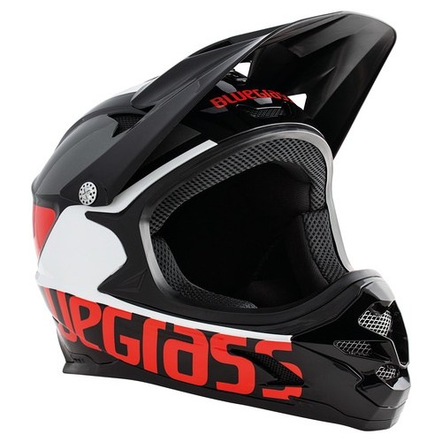 3HELG09M0RP Casco Bluegrass FULLFACE Intox Nero Rosso Bianco - Lucido M 56/58