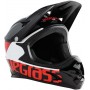 3HELG09M0RP Casco Bluegrass FULLFACE Intox Nero Rosso Bianco - Lucido M 56/58