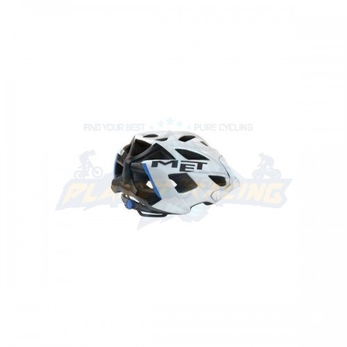 3HELM91UNBI Casco MET MTB All Mountain Terra Bianco Nero - Opaco UN 54/61