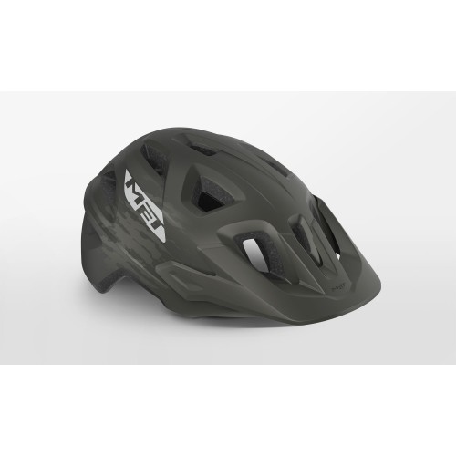 3HM118CE00MGR2 Casco ECHO MET Mountain Bike Helmet for Trail and E-MTB TITANIO METALLIZZATO OPACO M