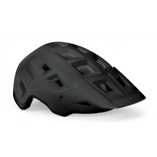 3HM121CE00LNO1 Casco Mountain Bike da Trail e E-MTB TERRANOVA NERO OPACO LUCIDO L