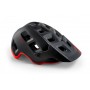 3HM121CE00MNR1 Casco TERRANOVA MET Mountain Bike Helmet for Trail and E-MTB BLACK RED  MATT GLOSSY  M