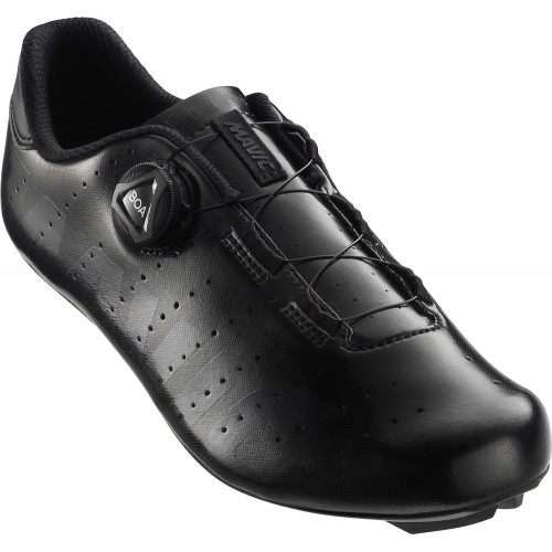 41358928 Mavic Cosmic Boa Bk/Bk/Bk Black 7.5 scarpa da strada leggera