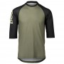 52833 POC MTB Pure 3/4 Jersey Epidote Green/Uranium Black M Apparel