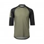 52833 POC MTB Pure 3/4 Jersey Epidote Green/Uranium Black XL Apparel