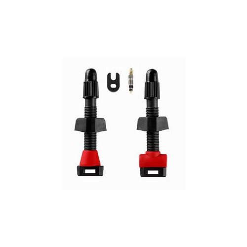 AD/CARB35  2 valvole tubeless 35mm CARBONARIA +4 gommini+chiave+interno BOX