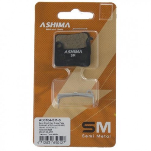 AD0104-SM-S ASHIMA coppia pastiglie per shimano