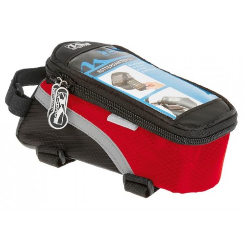 BAG/122553  BORSA PER TUBO SUPERIORE PORTACELLULARE RED-BLACK