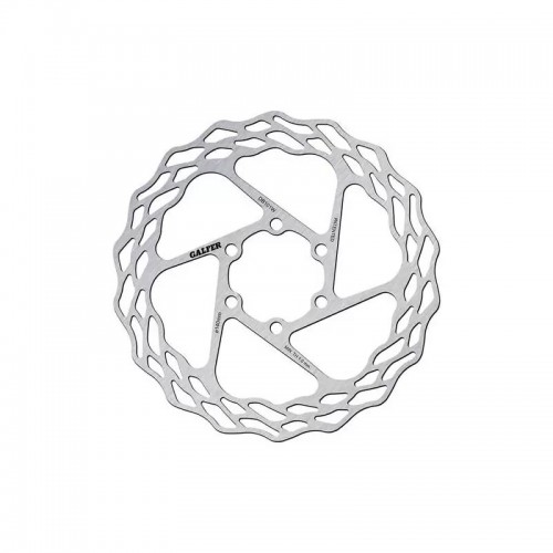DB101W GALFER BIKE Disco Freno DB101W Wave 140mm 6-fori Silver