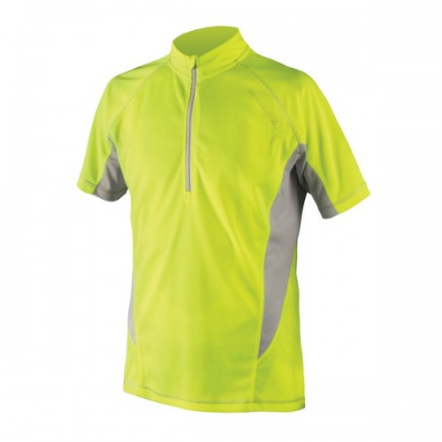 E3084YL Endura Cairn S/S Jersey Yellow L