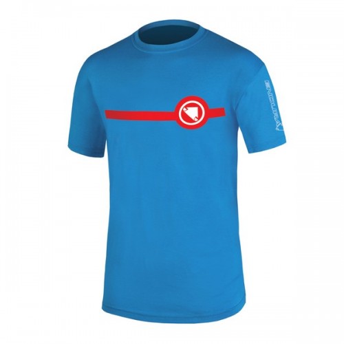 E3105OC Endura Stripe Tee Ocean M