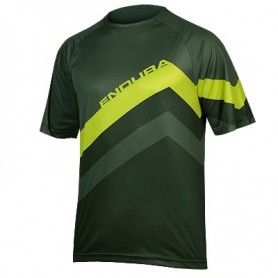 E3173GF/4 Endura SingleTrack Core Print T  Forest Green M