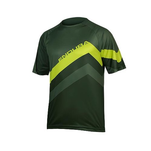 E3173GF/4 Endura SingleTrack Core Print T  Forest Green M