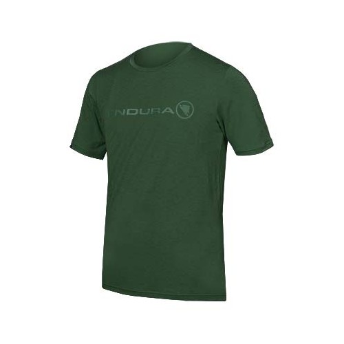 E5073GF/4 Endura SingleTrack Merino T Forest Green M