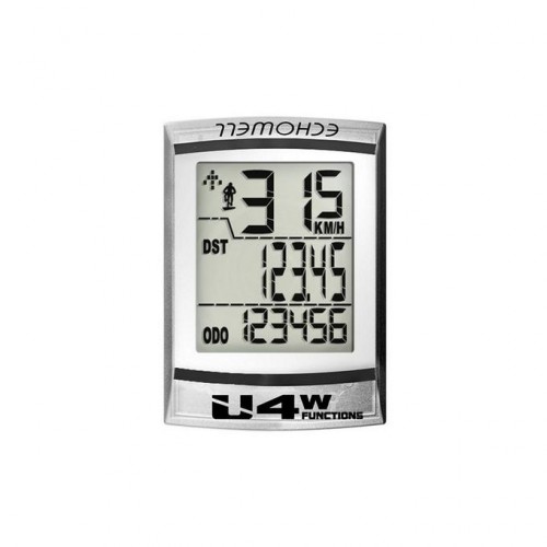 EC100405 Echowell Ciclo Computer U4W Bianco 4 Funzioni Wireless