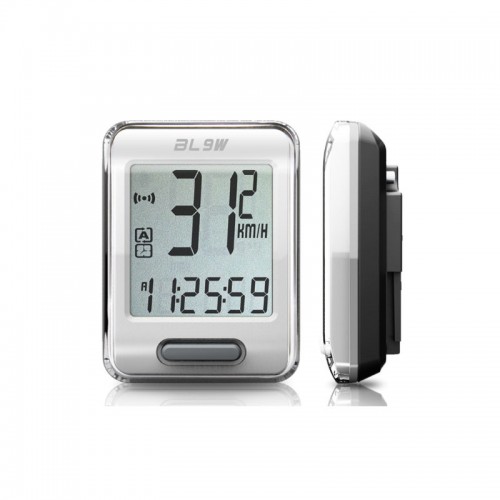 EC100590 Echowell Ciclo Computer BL9W Bianco 9 Funzioni Wireless