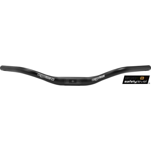 ergotec Manubrio H-Bar 31,8 mm Stoccarda , 610mm nero 52°