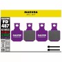 FD487G1652 GALFER BIKE Pastiglie mescola viola e-bike per freni Magura MT5 - MT7