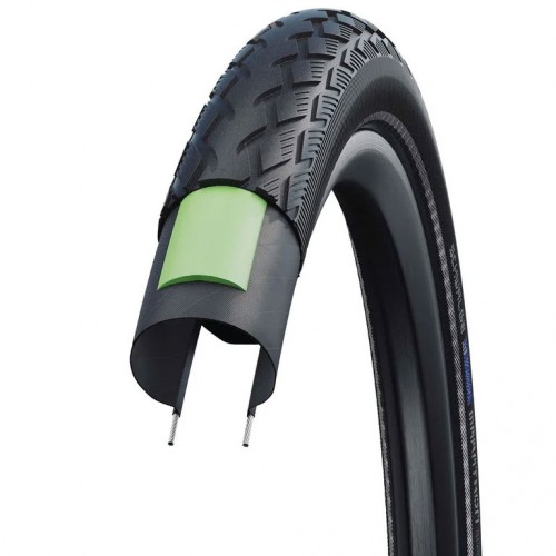 1402867300 Schwalbe tyre Marathon HS 420 28x1 1/4 32-622TwinSkin-nero rifl.GG EC