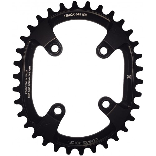 Leonardi Factory Oval Track DCT 76-Piatto, Colore: Nero 30, nero