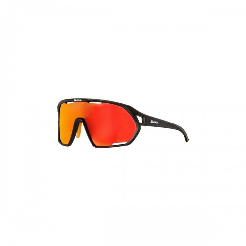 Occhiali Eassun Paradiso nero mate con lenti a specchio Red Revo
