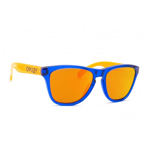 Occhiali Oakley Frogskins XXS Crystal Blue  lenti Prizm Ruby