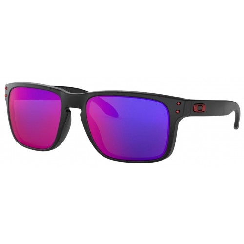Occhiali Oakley Holbrook Matte Black  lenti Positive Red Iridium
