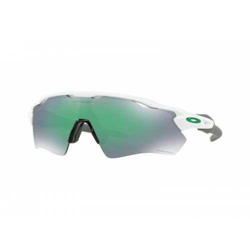Occhiali Oakley Radar EV Path Polished White lenti Prizm Jade