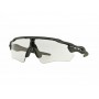 Occhiali Oakley Radar EV Path Steel lenti Clear 50% Black Irid Fotogromatica
