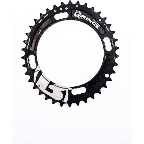 RR102 CR-Q110-50P00-B ROTOR 2013 ROAD CHAINRING QRINGS COMPACT 50T (36,34) BLACK