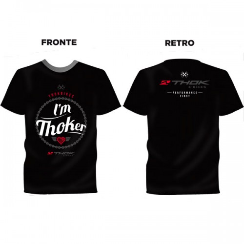 Thok Maglietta I\'am Thoker 2018 cotone nero