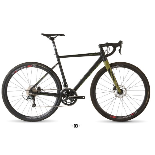 Guerciotti GRETO GR03 Taglia S Verde 105 SEMI IDR Ruote SINTAX