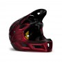 3HM120CE00LRO2 MET Parachute MCR Casco Mountain Bike per Enduro, Trail e E-MTB Convertibile L 58-61 rosso nero